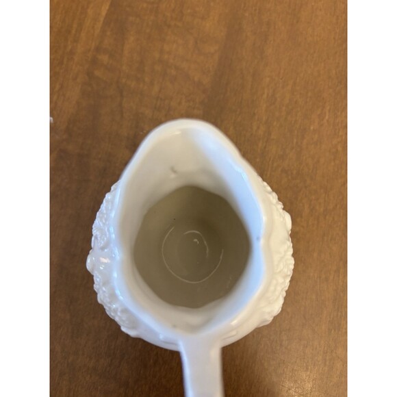 Vintage Lefton Renaissance Porcelain Pitcher ONLY White Cherub - Picture 4 of 5